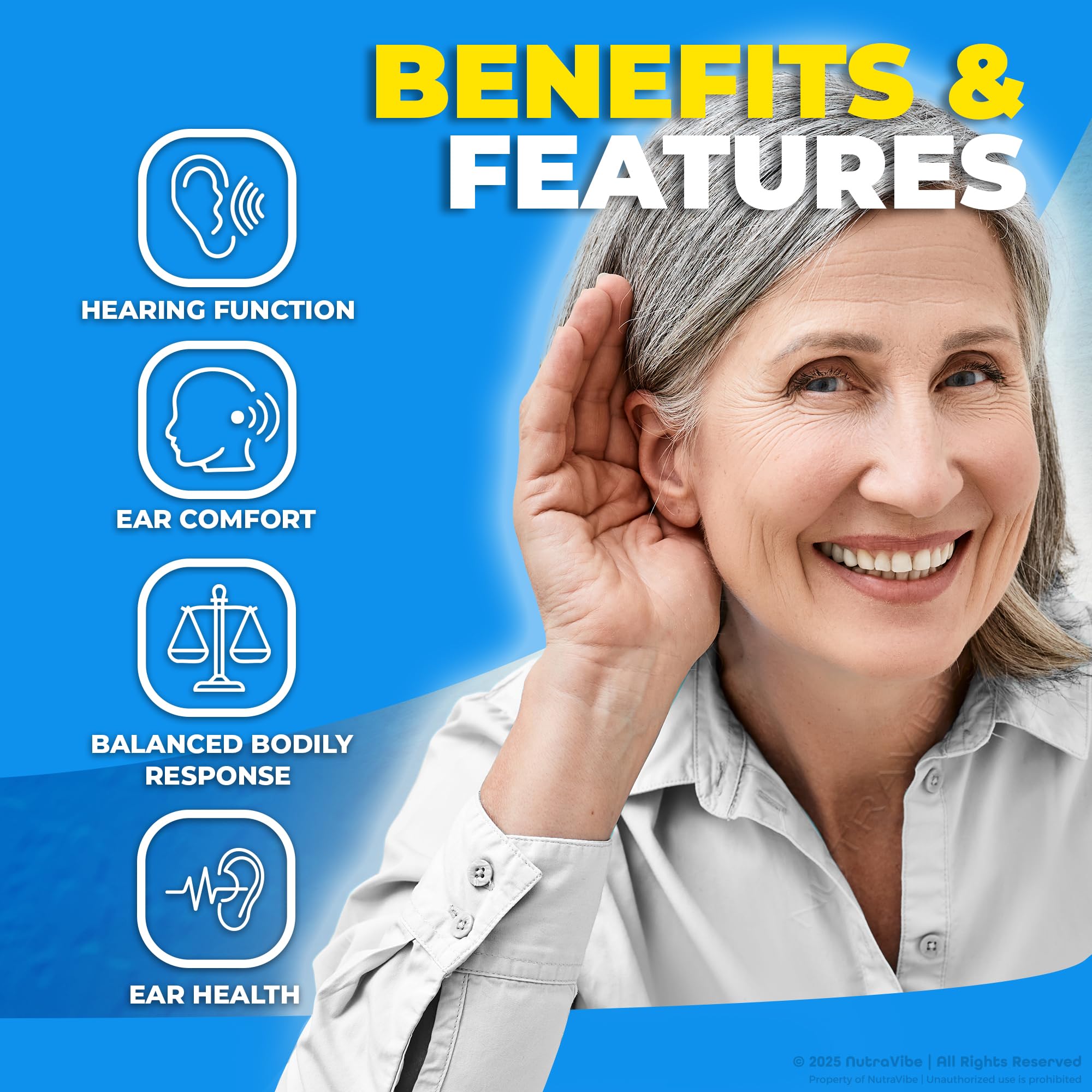 NutraVibe NeuroSon daily-use routine image suggests consistent support.