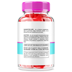 Revitalyn apple cider vinegar bottle beside gummies on counter.