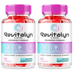 NutraVibe Revitalyn Gummies bottle front view for convenient beauty and fitness support.