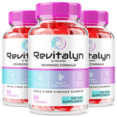 NutraVibe Revitalyn gummies pack front for daily beauty routines.