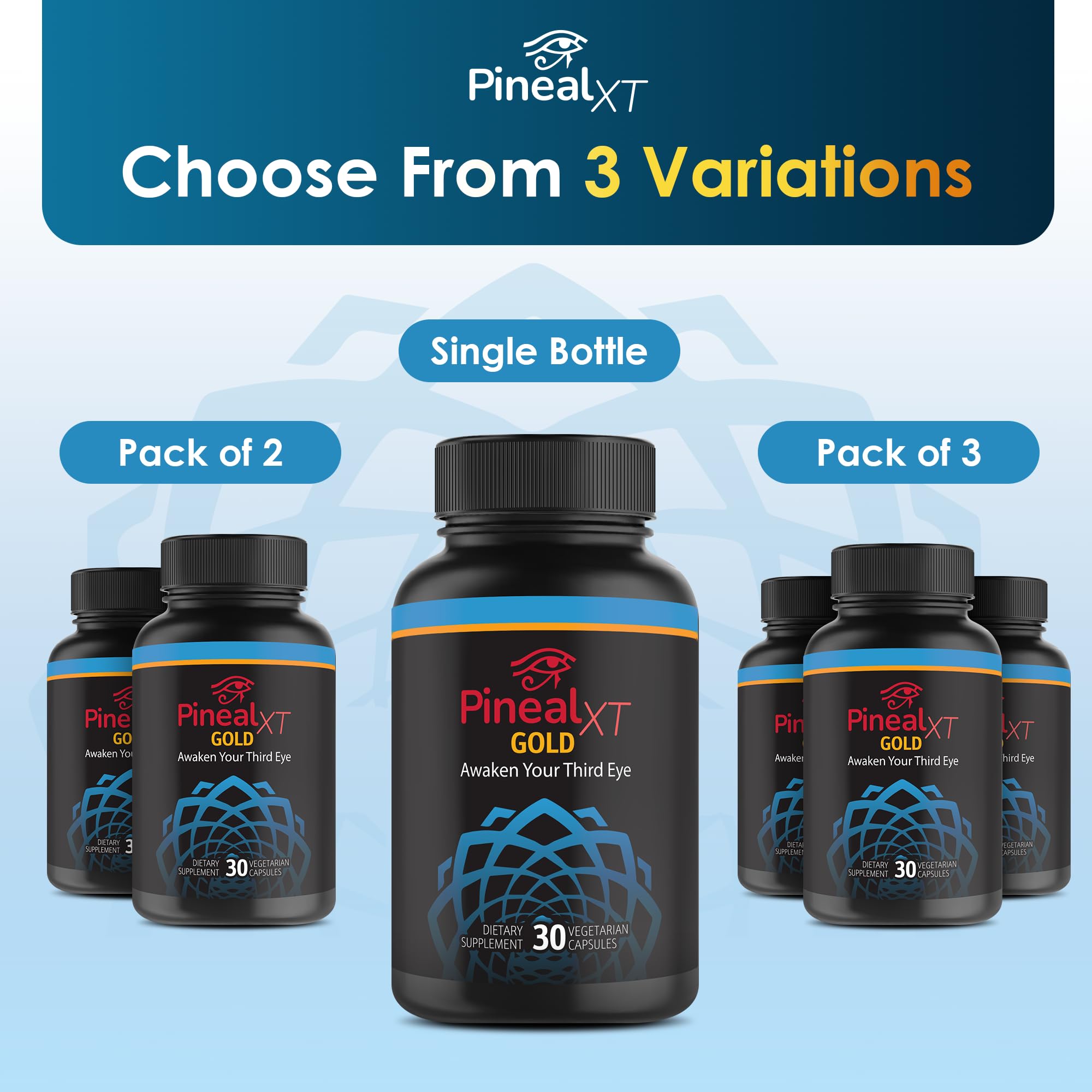 Nutraville Pineal XT Gold in-use on desk during work
