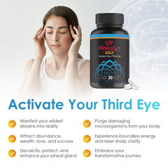 Nutraville Pineal XT Gold packaging box highlights seven-ingredient formula