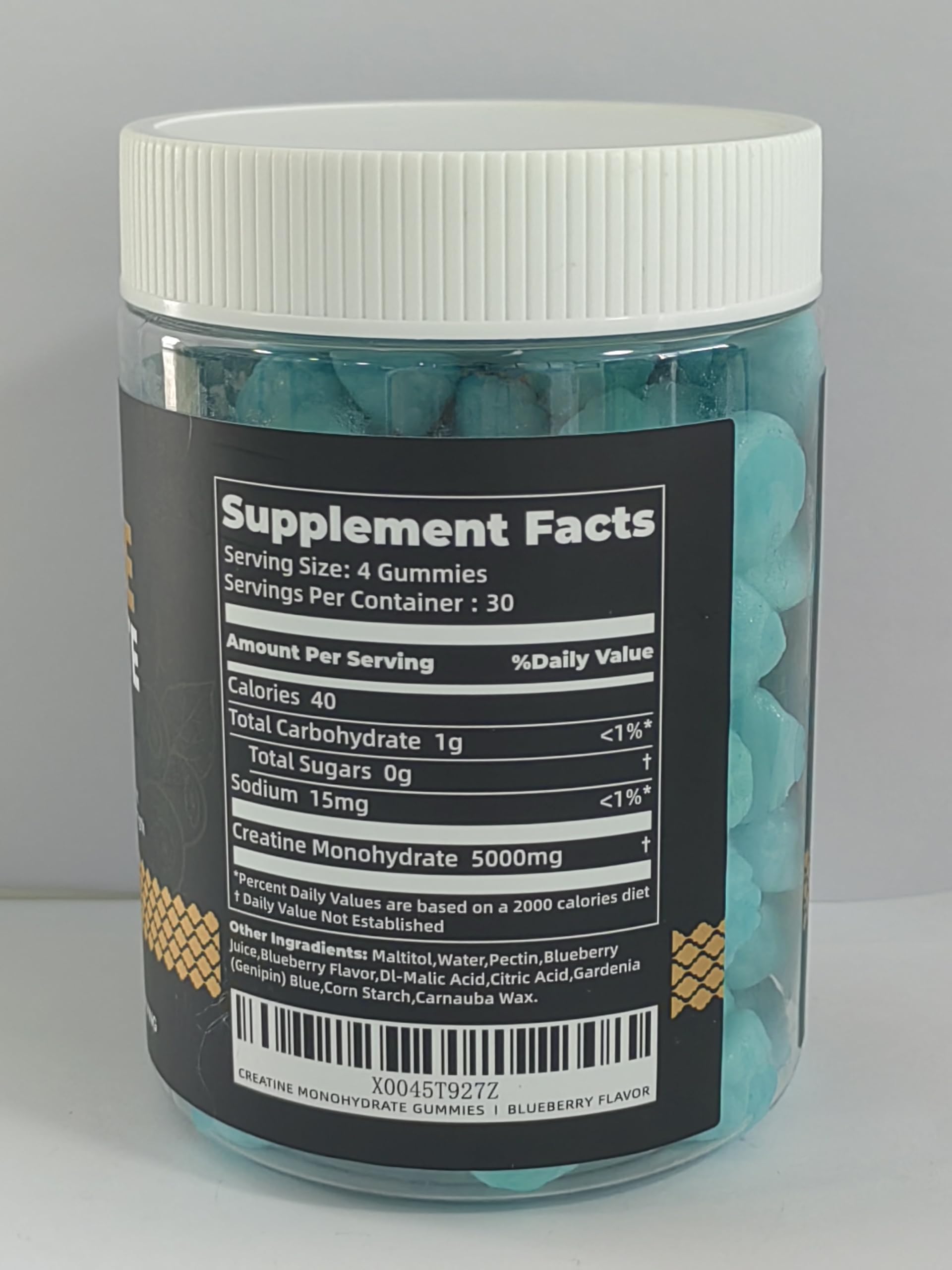 Label shows vegan and non-GMO nutrients for thoughtful supplementation.