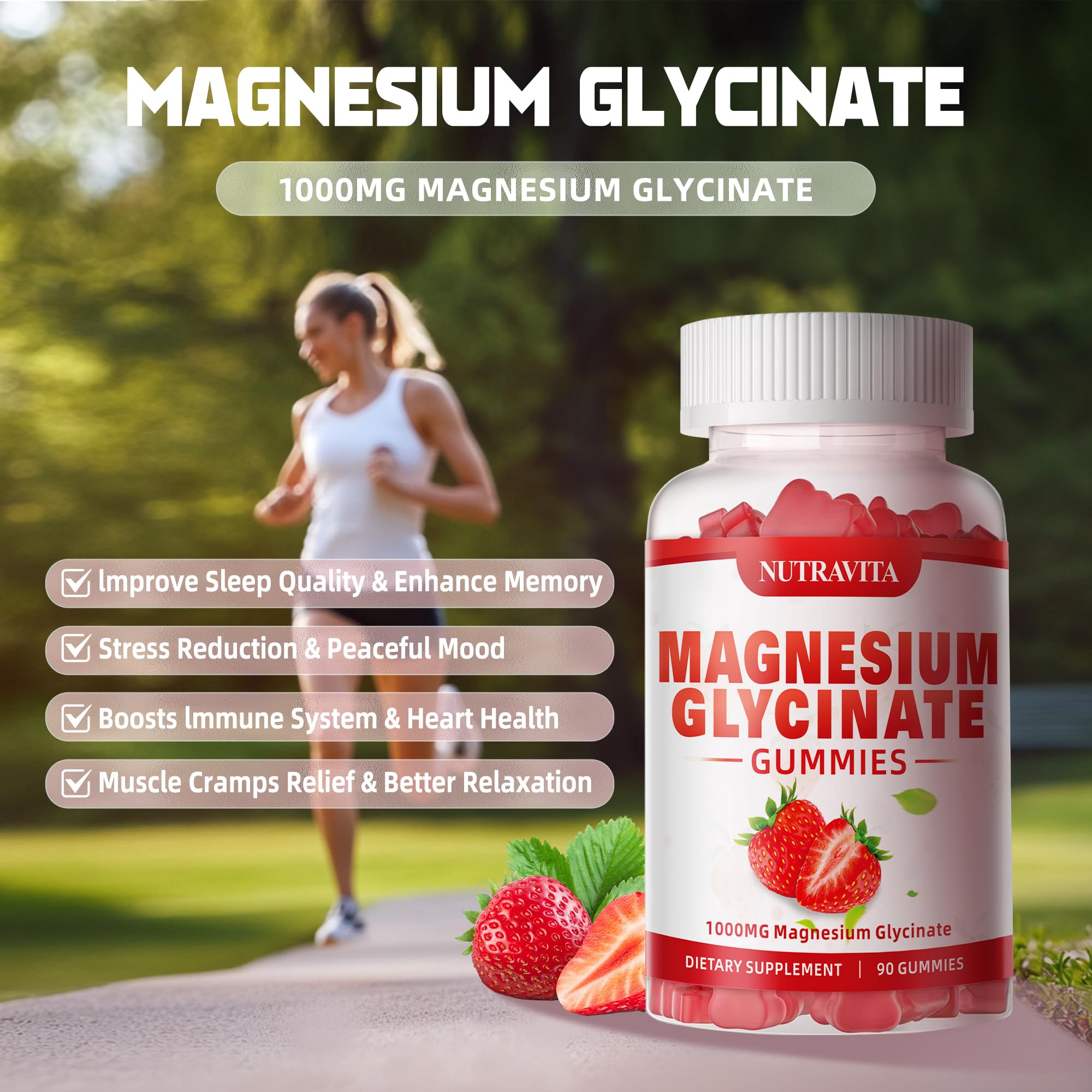 Nutravita strawberry gummies ideal for a family friendly daily supplement.
