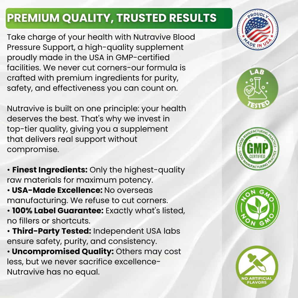 Nutravive 13-in-1 B vitamin panel emphasizing essential nutrients