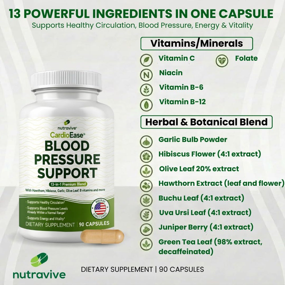 Nutravive 13-in-1 hawthorn berries close-up indicating traditional heart support