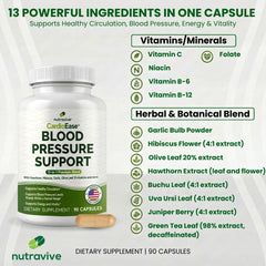 Nutravive 13-in-1 hawthorn berries close-up indicating traditional heart support