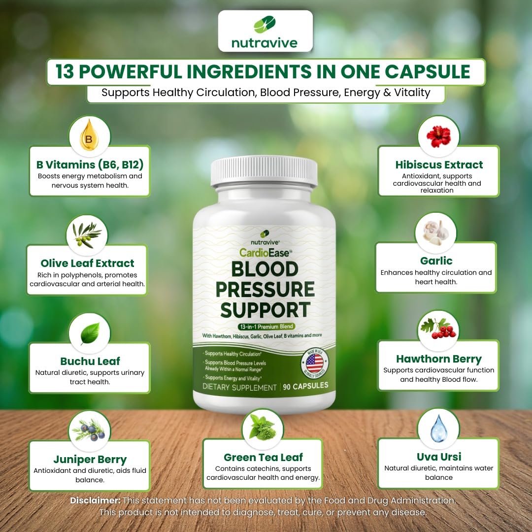 Nutravive 13-in-1 olive leaf element suggests antioxidant blend