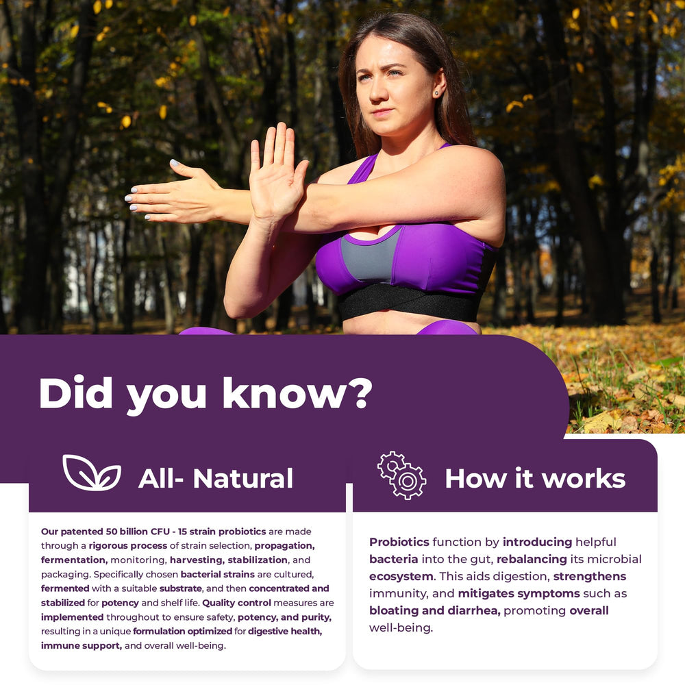 Nutrawave capsules beside glass bottle suggest simple daily ritual for digestion.