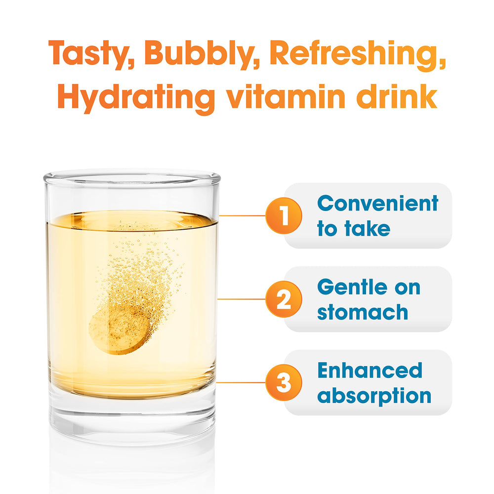 Nutrazul Immune Triple Action tablet being poured, highlighting on-the-go convenience