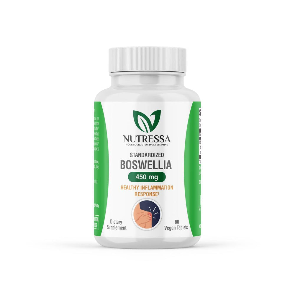 Nutressa Boswellia 450mg Veg Caps bottle for plant-based daily wellness