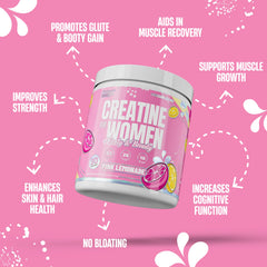 Nutrex Creatine Pink Lemonade drink—delicious mix for workouts.