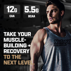 Nutrex IsoFit powder close-up showing fine instantized formula
