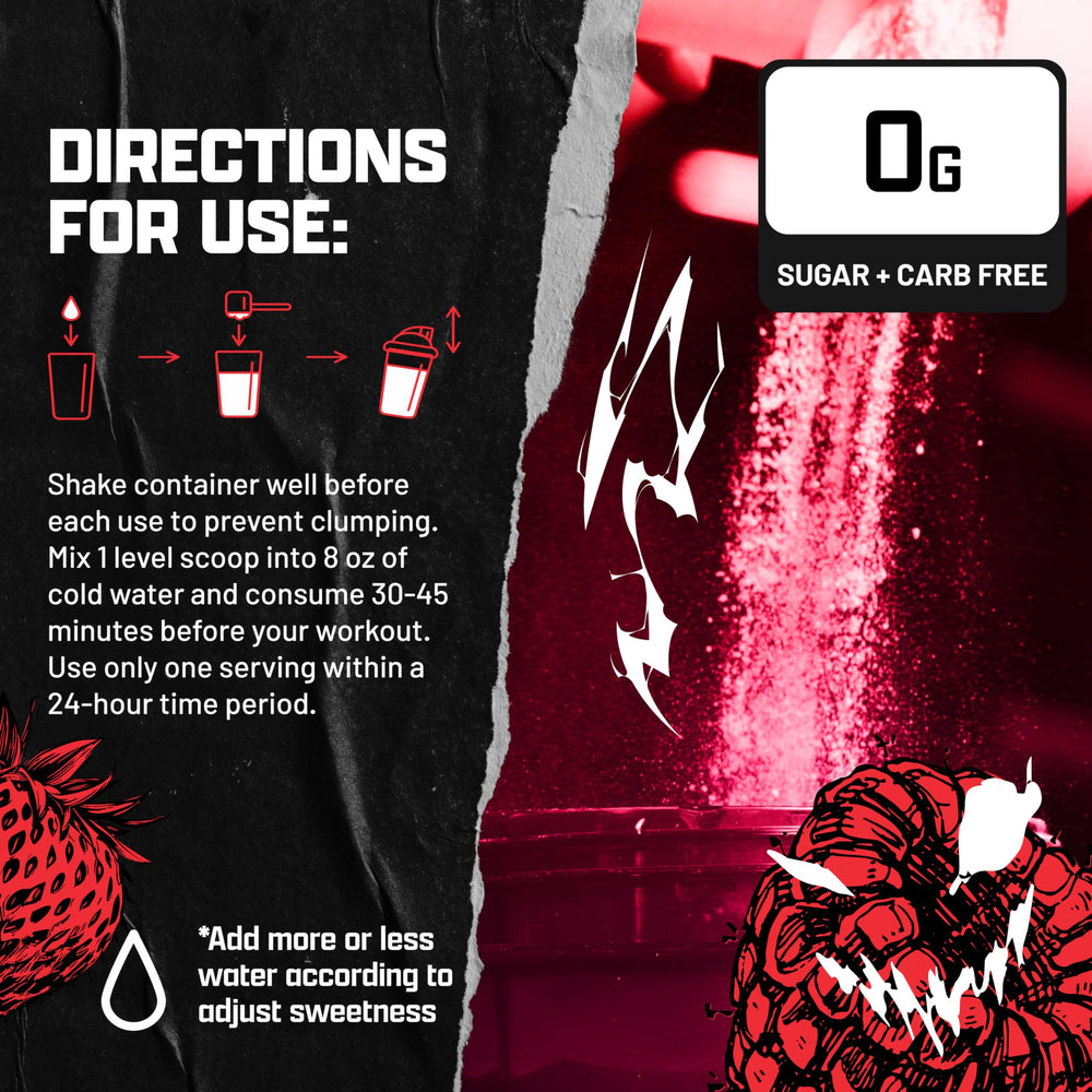 Nutrex Outrage Ultra box packaging highlighting high stimulant ingredients and flavors