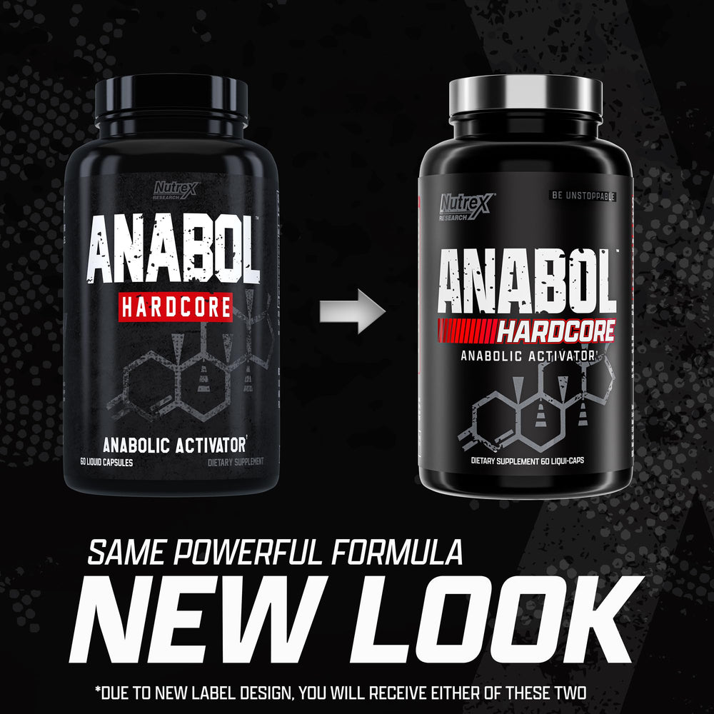 Nutrex Research Anabol Hardcore daily-routine setup with capsules