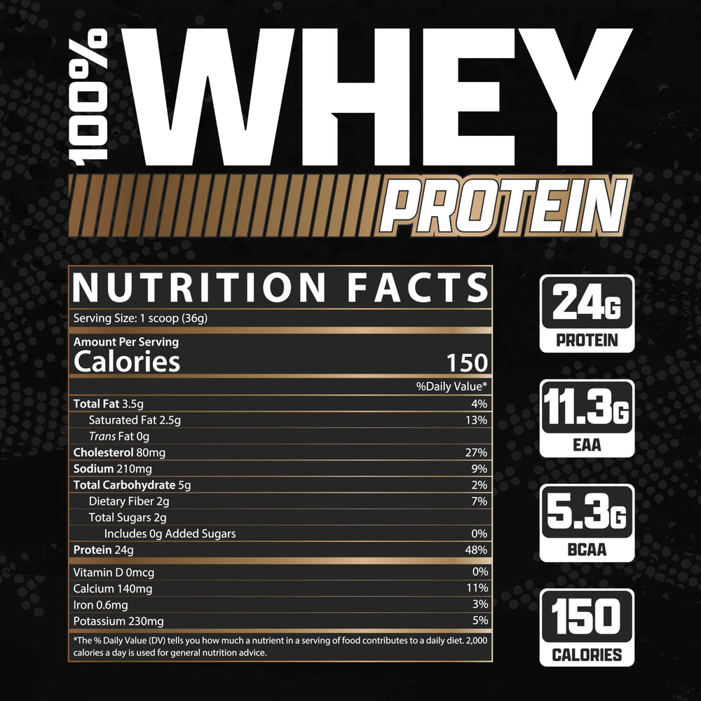 Packaging of Nutrex chocolate whey protein 2 lb container.