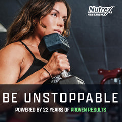 Nutrex EAA Hydration label closeup showing ingredients.