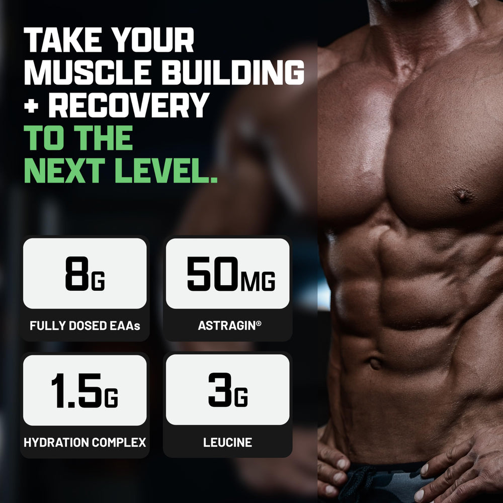 Glass with fruit-flavored Nutrex drink shows hydration during training
