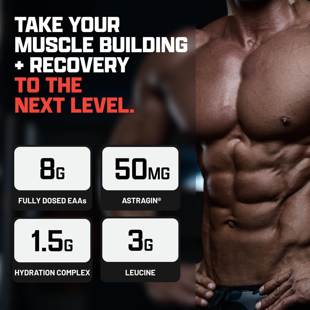 Nutrex Research EAA Hydration scoop demonstrates convenient serving size