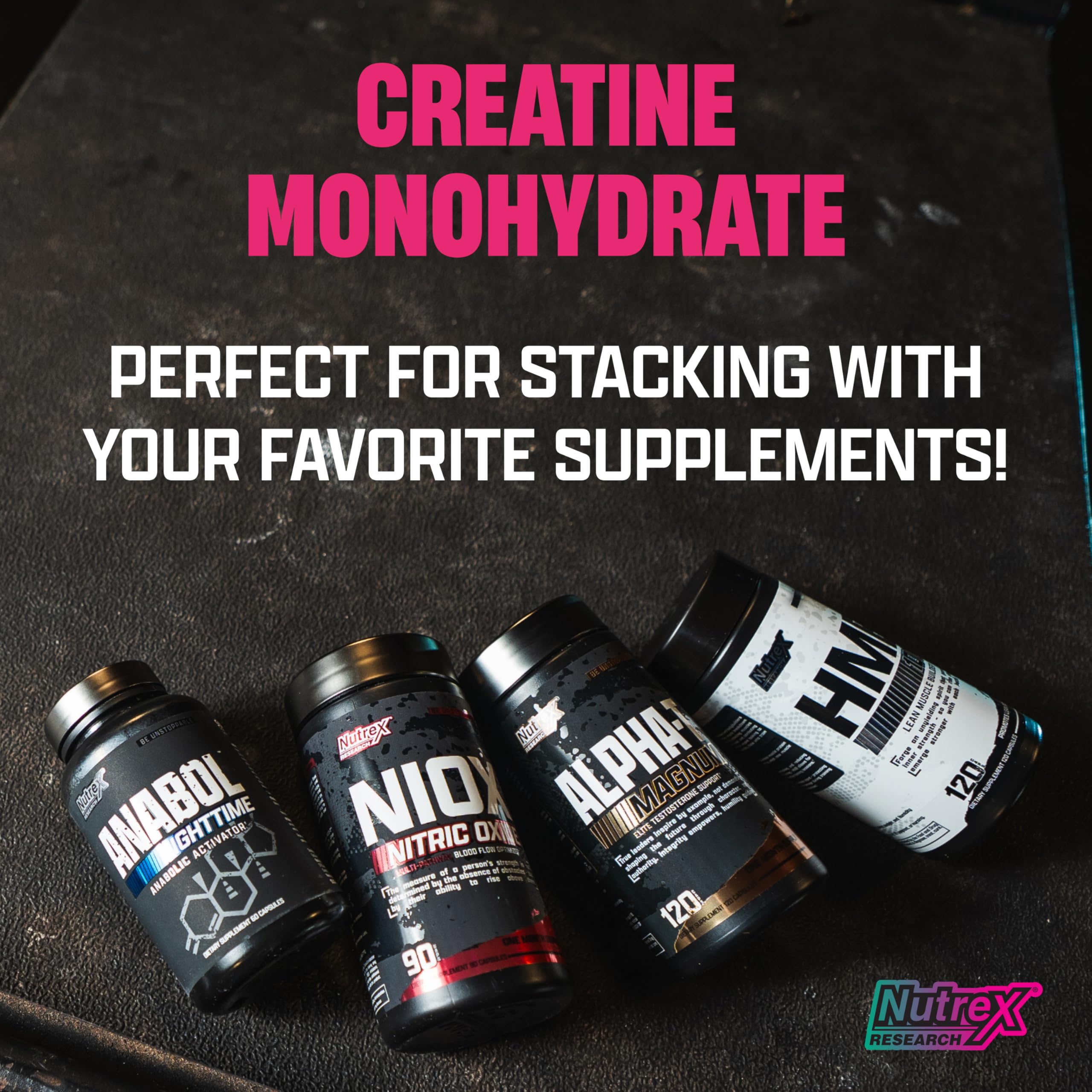Nutrex Research flavored creatine powder dissolving easily in water
