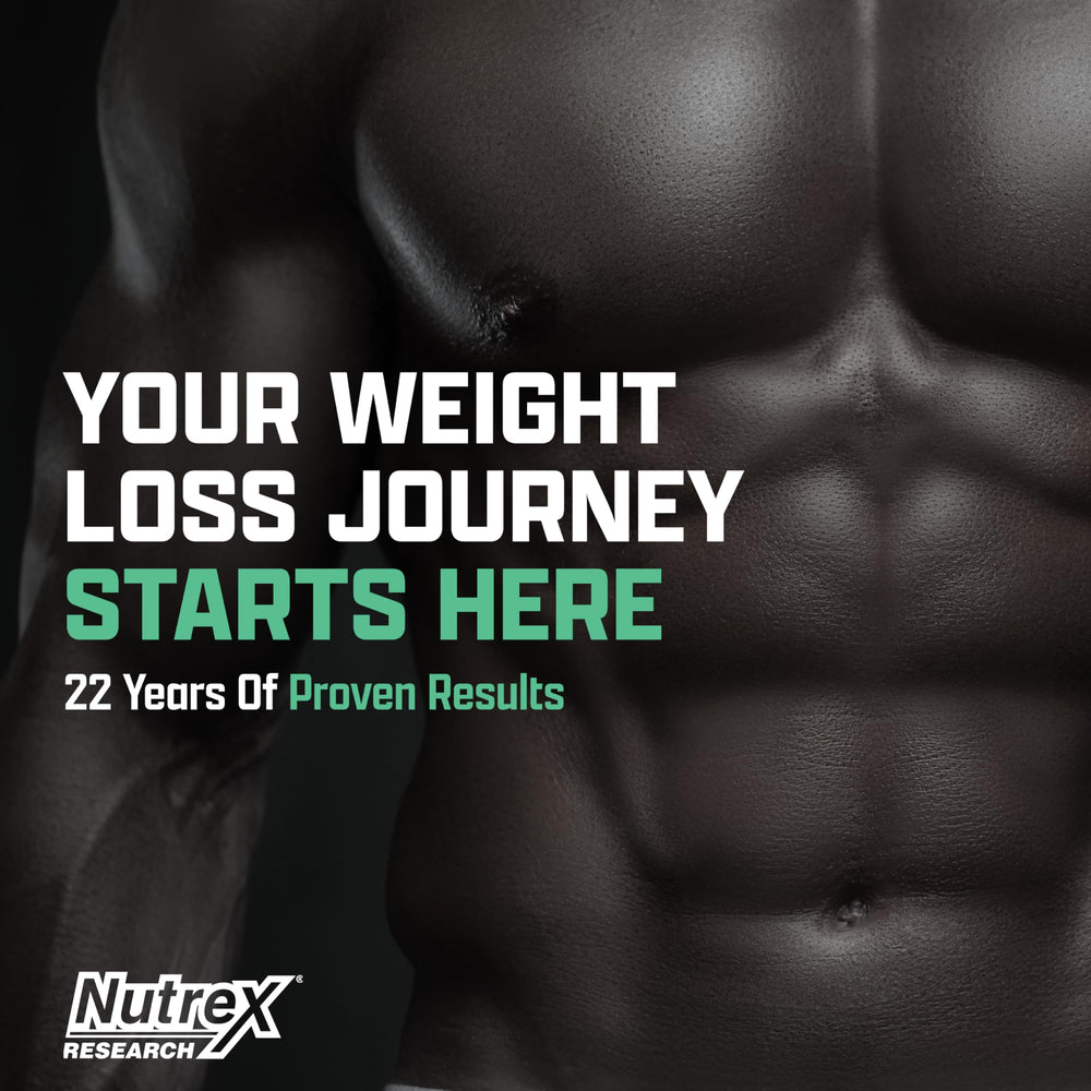Nutrex Research LIPO SIX Stim-Free ingredients chart illustrating AMPK support insights.