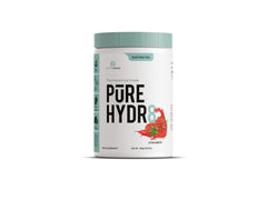 NutraForce Pure Hydr8 lemonade glass highlighting refreshing hydration