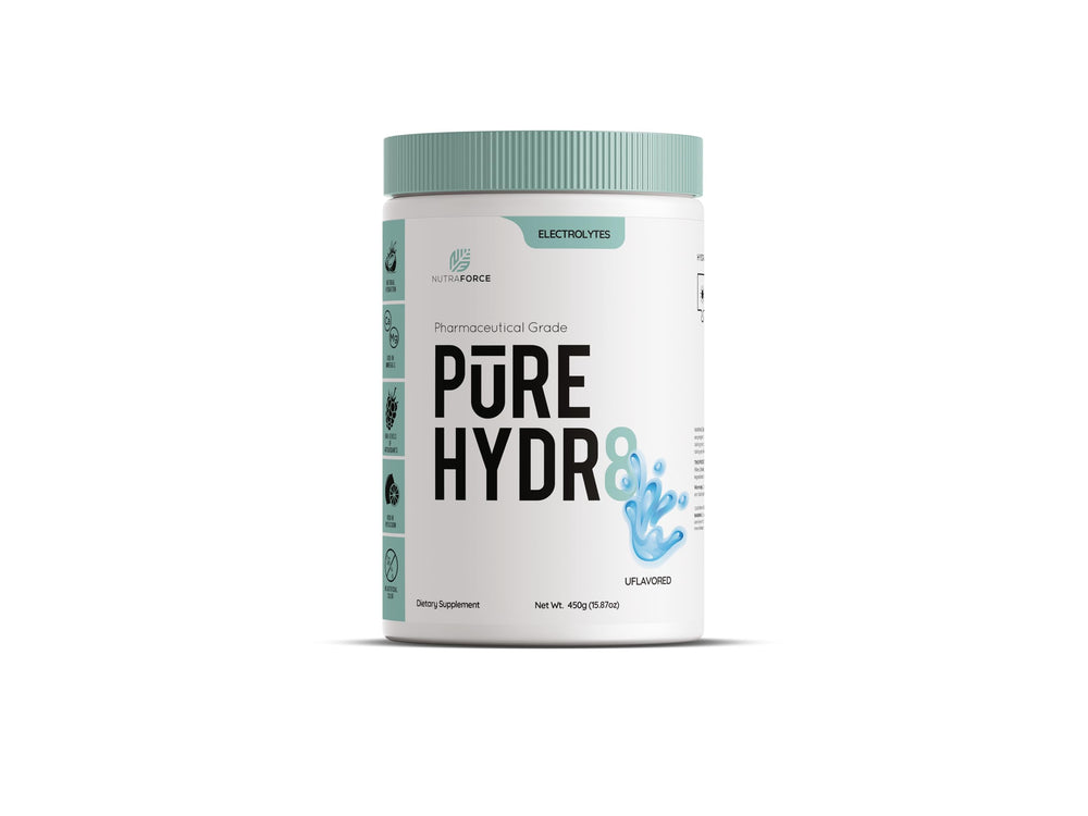 NutraForce Pure Hydr8 scoop-dispense for quick mix