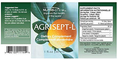 Nutri-Diem Agrisept L Antioxidant box close-up highlighting label.