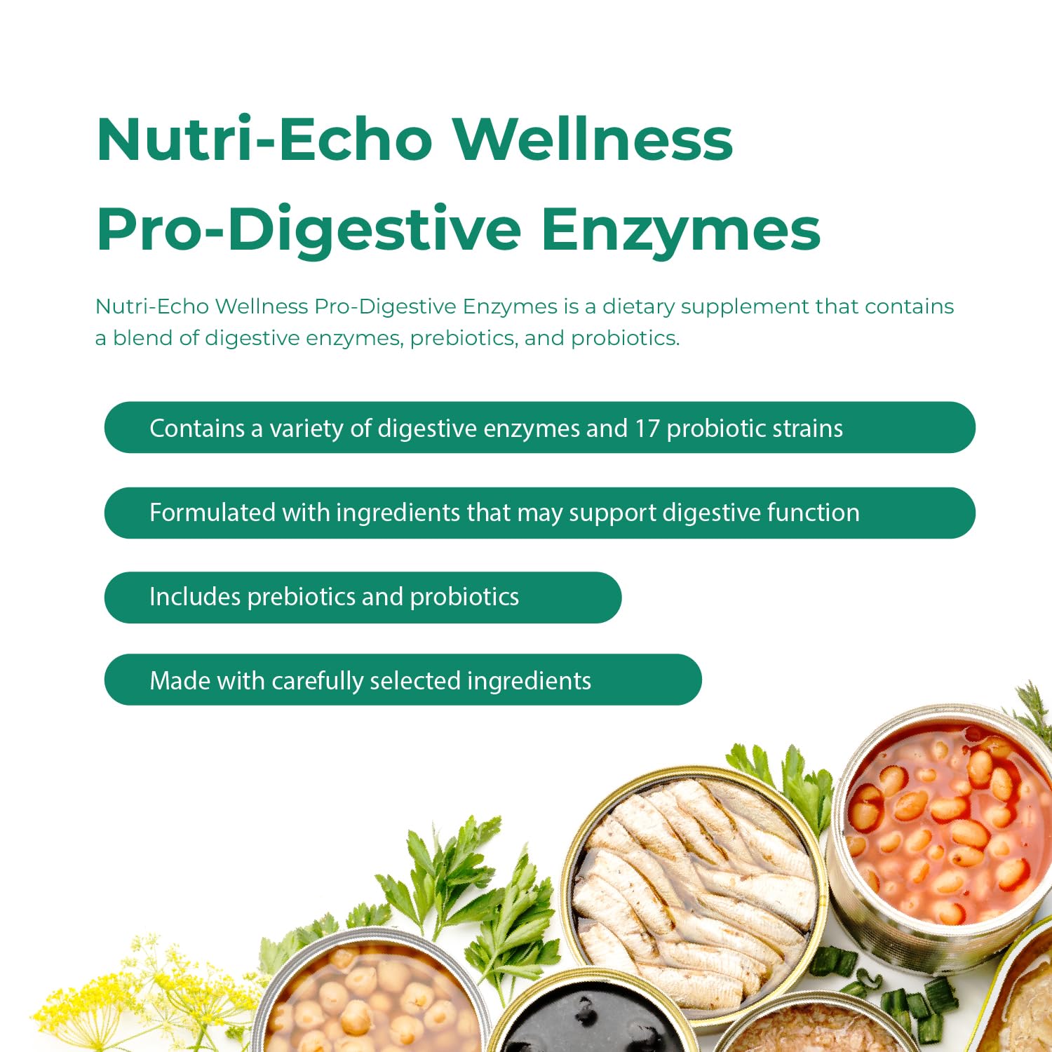 Nutri-Echo Wellness sea vegetable complex image underscoring mineral-rich gut wellness