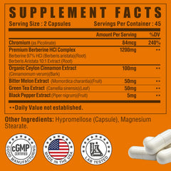 Nutri Potentia berberine capsules closeup for daily metabolic wellness