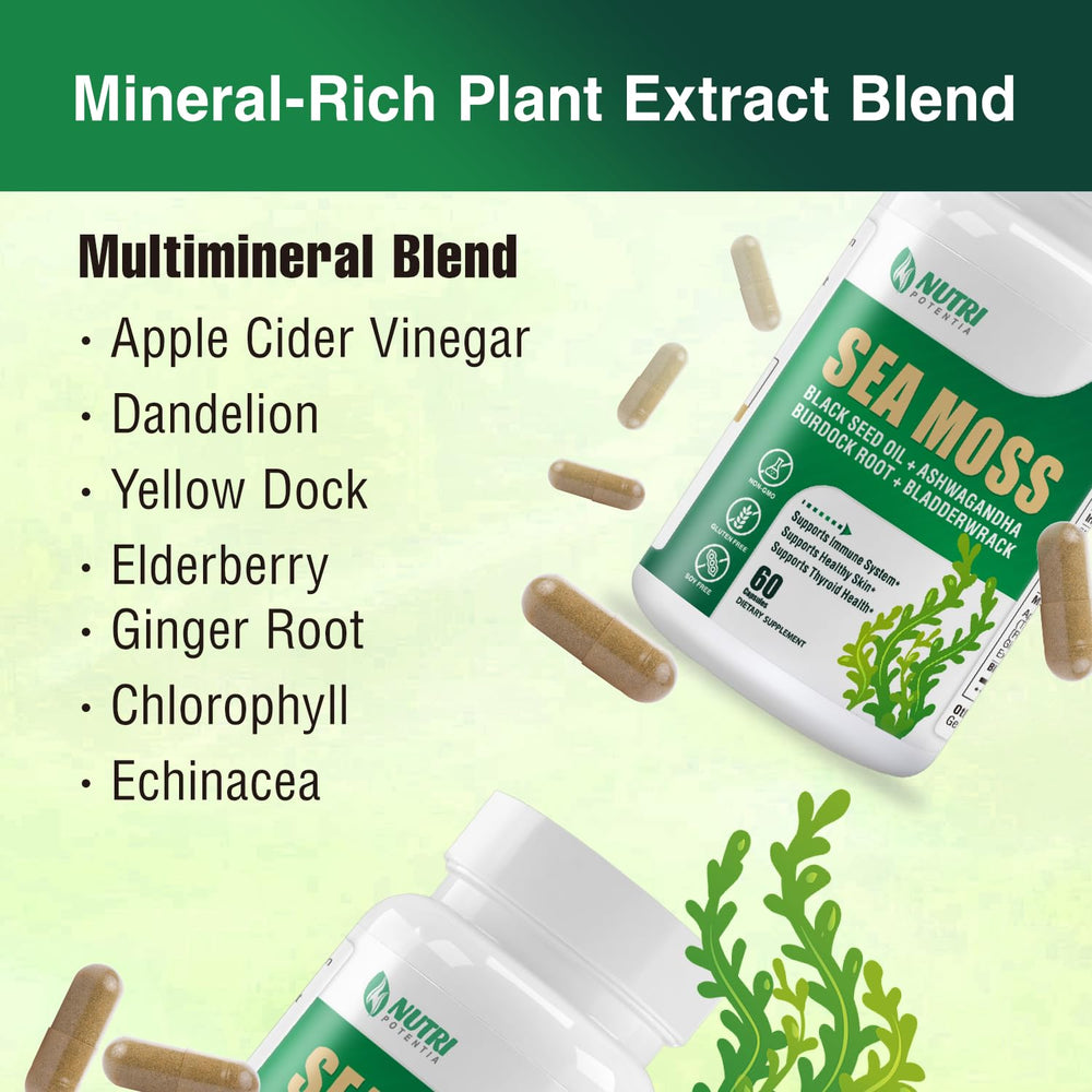 NUTRI POTENTIA 60-capsule bottle shown for convenient daily use.