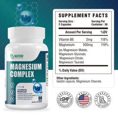 Capsules close-up highlighting high-absorption magnesium blend for daily nutrition