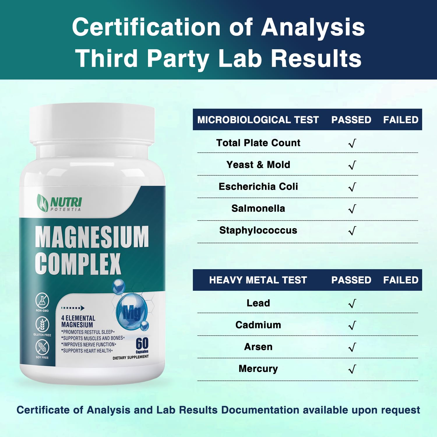 Magnesium Complex in a sleep-friendly setup to support nighttime routine