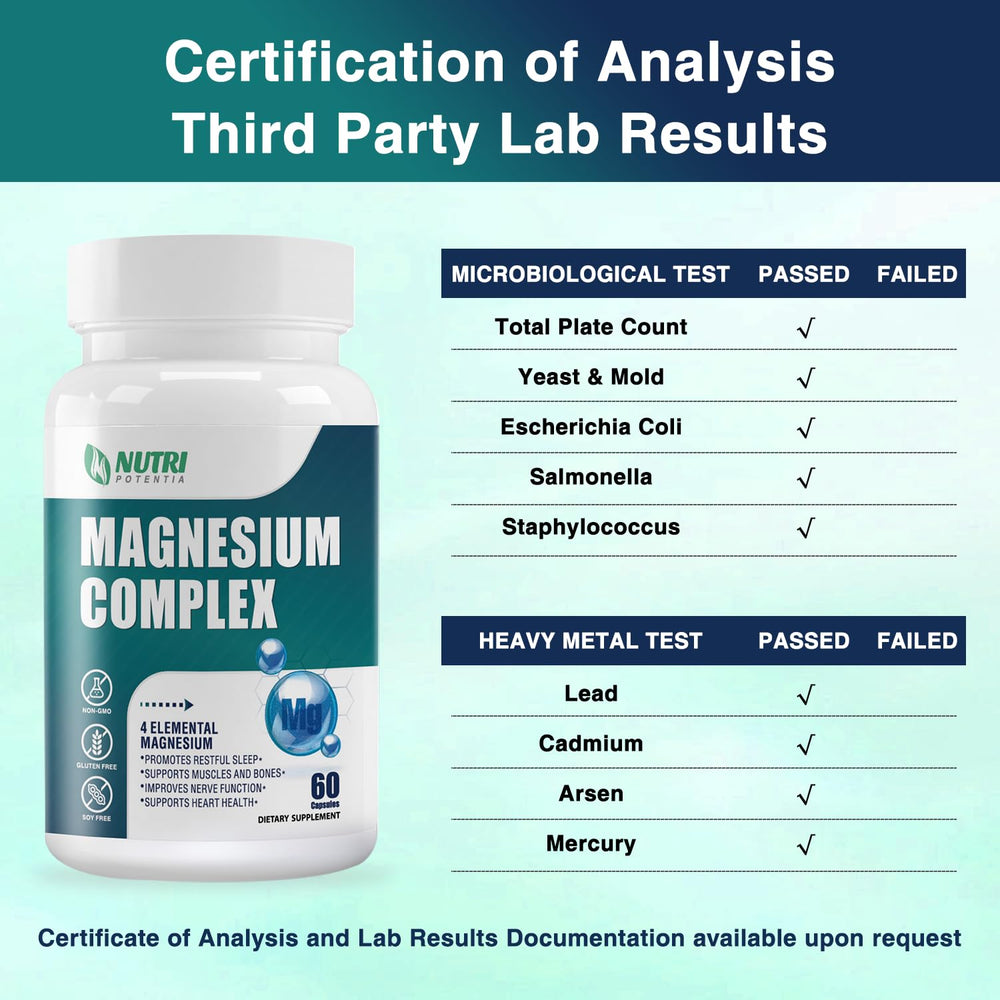 Magnesium Complex in a sleep-friendly setup to support nighttime routine