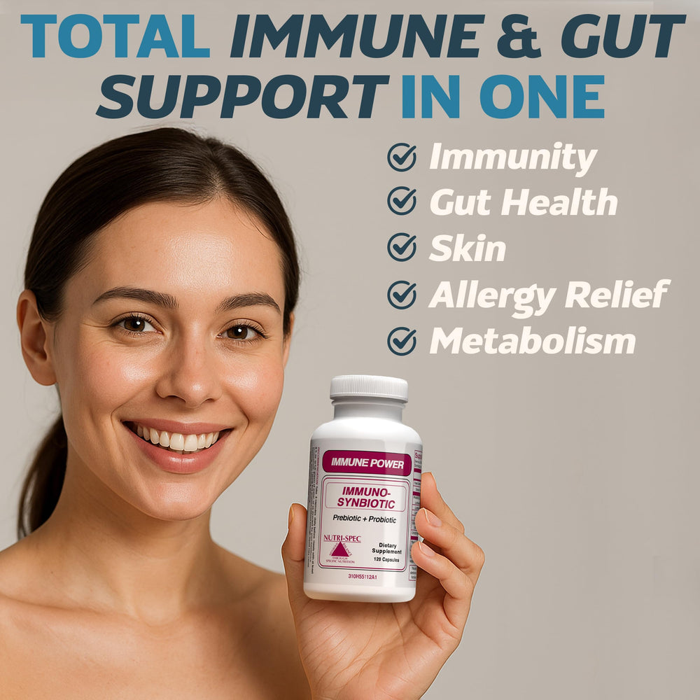 Nutri-Spec Immune Power label closeup with ingredient details.