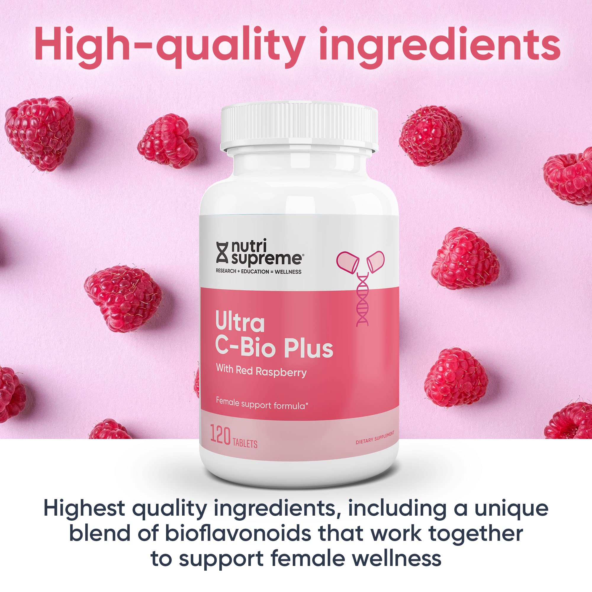 Nutri-Supreme Ultra C-Bio Plus packaging shows kosher certification.