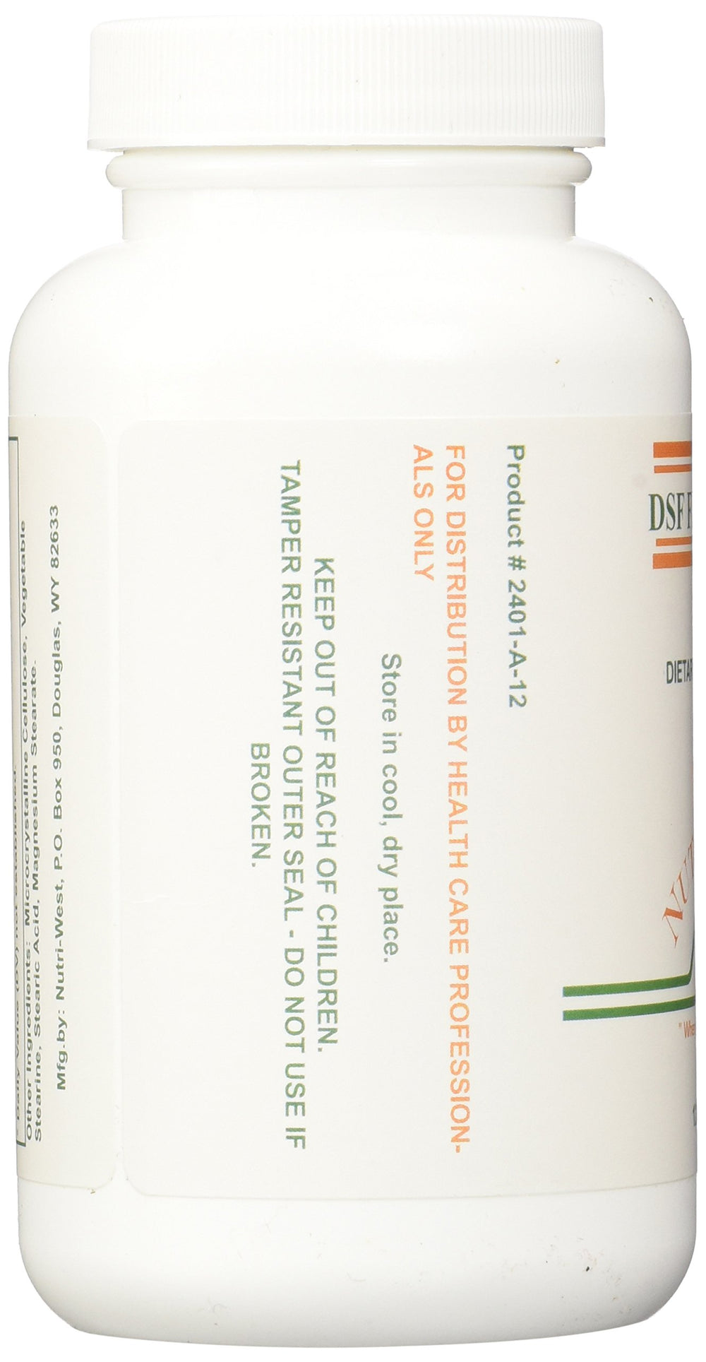 Nutri-West DSF formula label shows product name for easy recognition