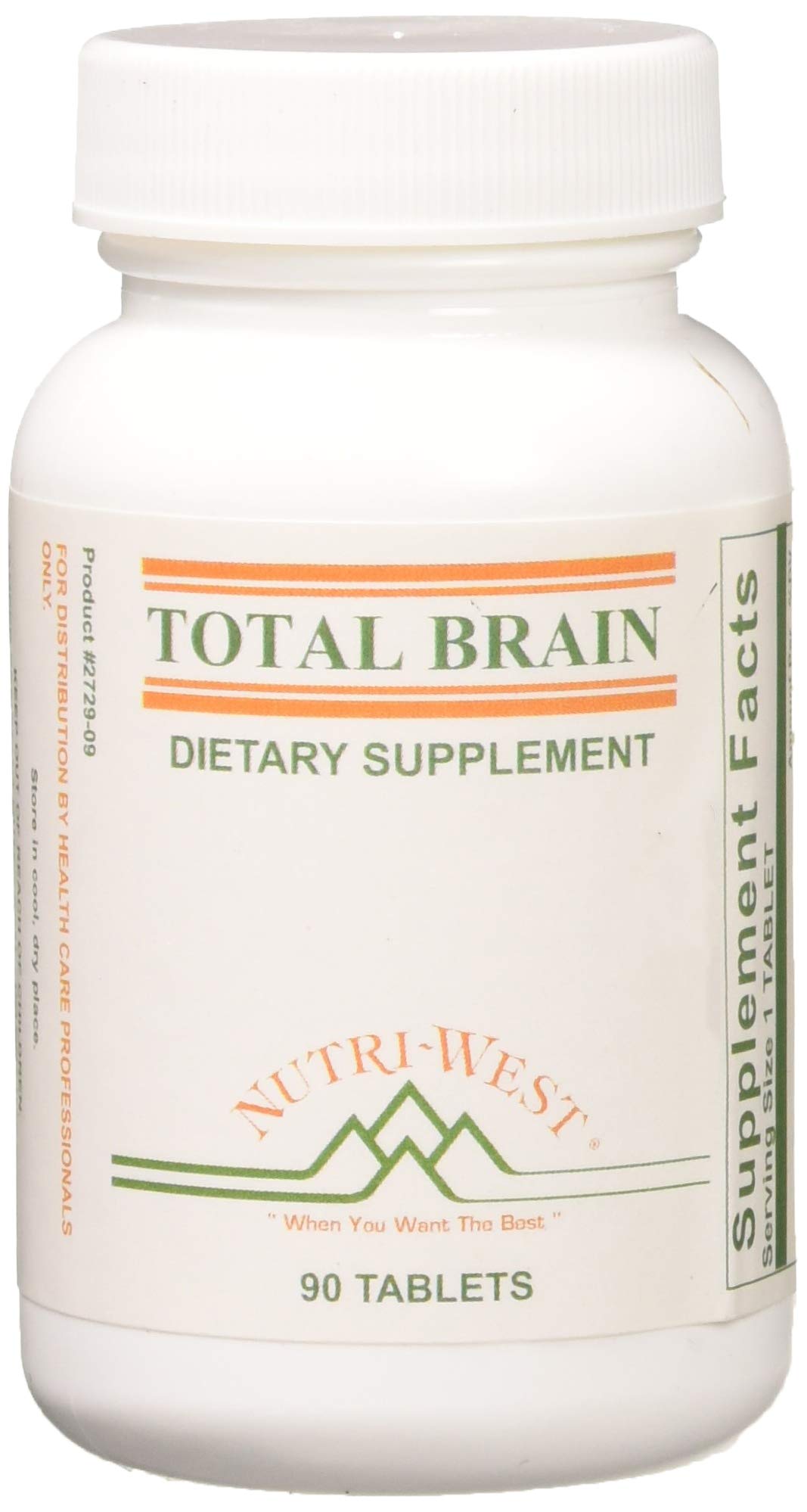 Nutri-West Total Brain 90 bottle for daily use and wellness