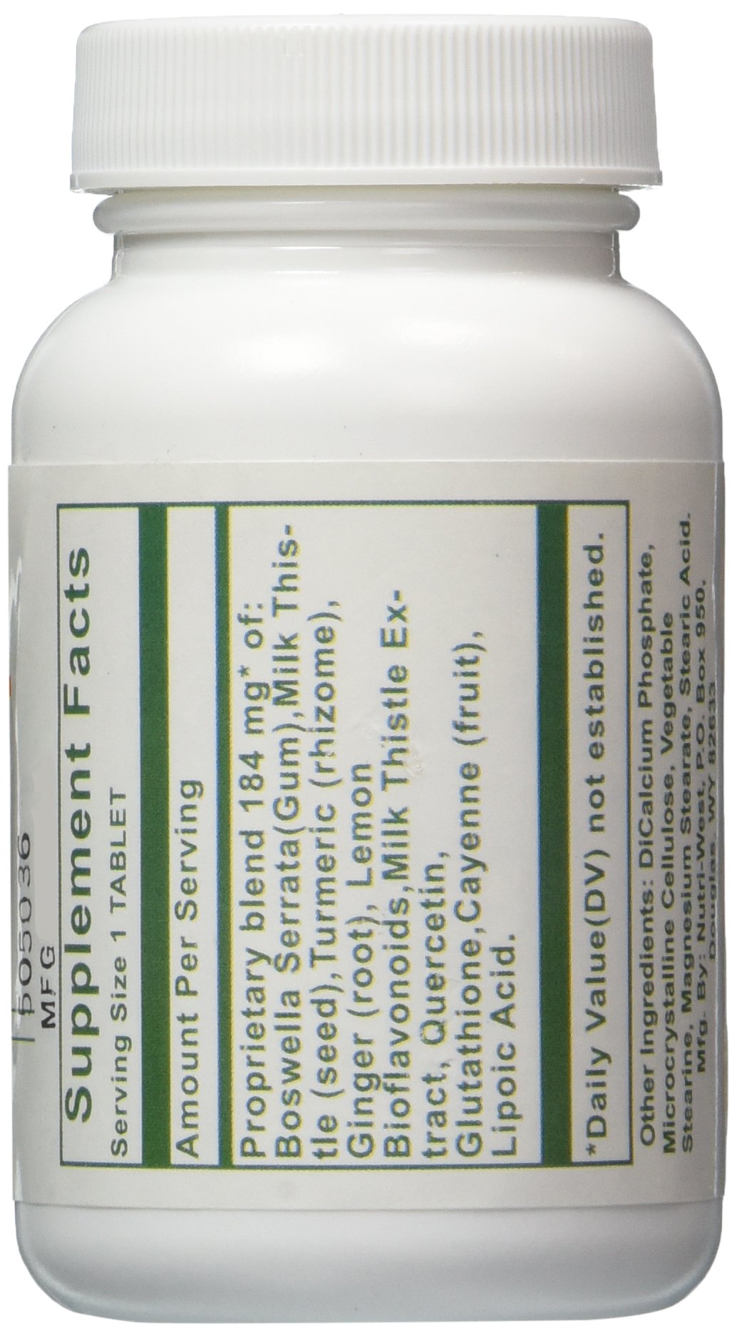 Nutri-West Total Inflam bottle with pour spout for easy daily use.