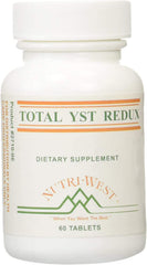 Nutri-West Total YST Redux 60 bottle front view highlighting probiotic formulation suitable for gut support.