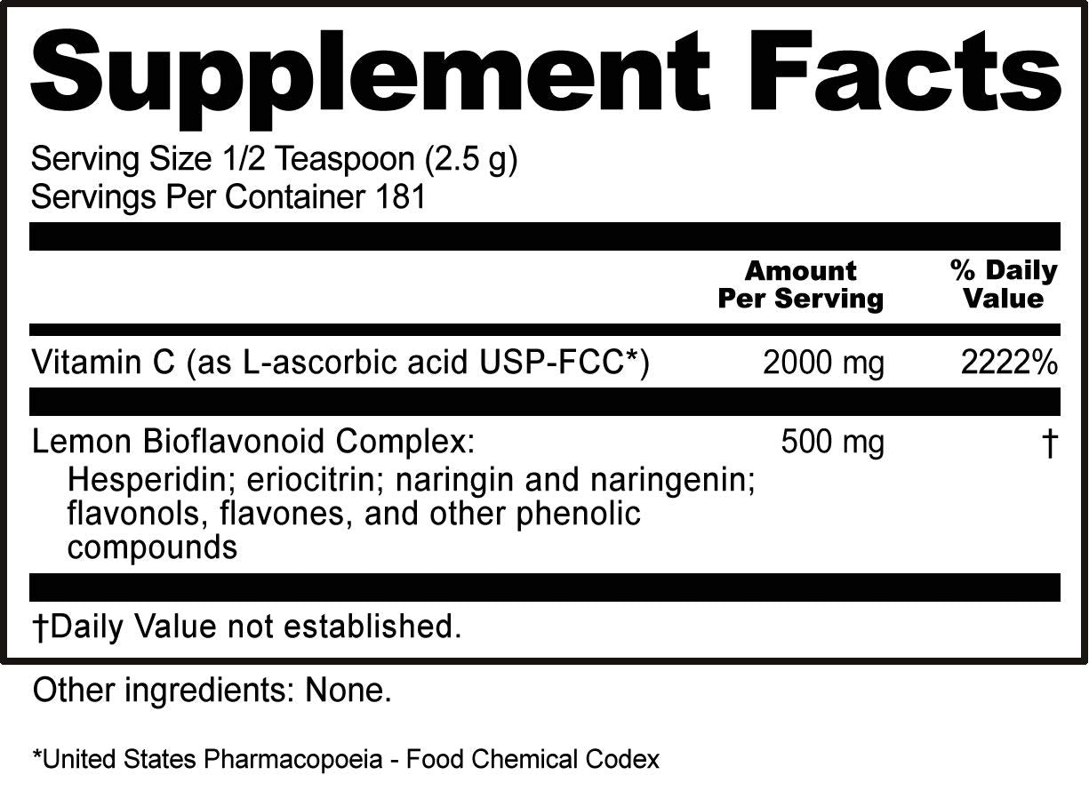 NutriBiotic measurement scoop beside bottle for convenient dosing