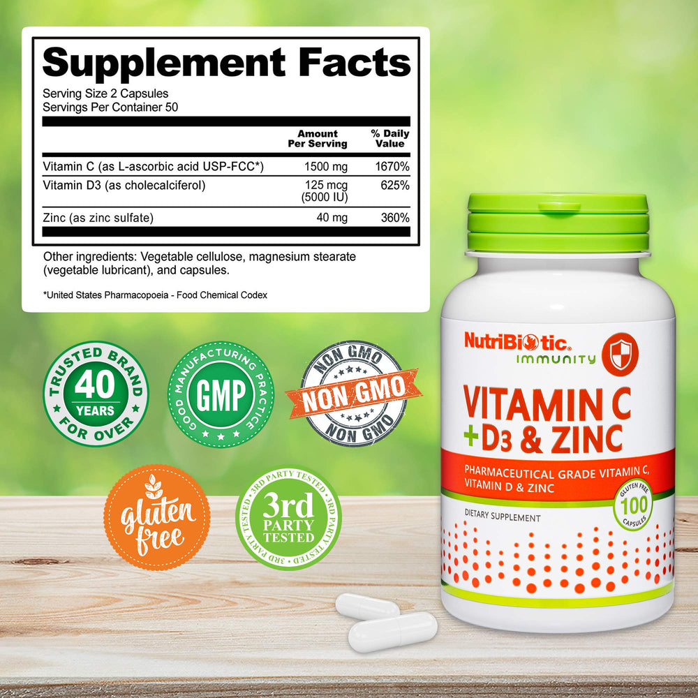 Close-up of NutriBiotic capsules for easy daily intake