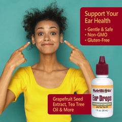 NutriBiotic Ear Drops ingredient grapefruit seed extract emphasizes natural plant-based components