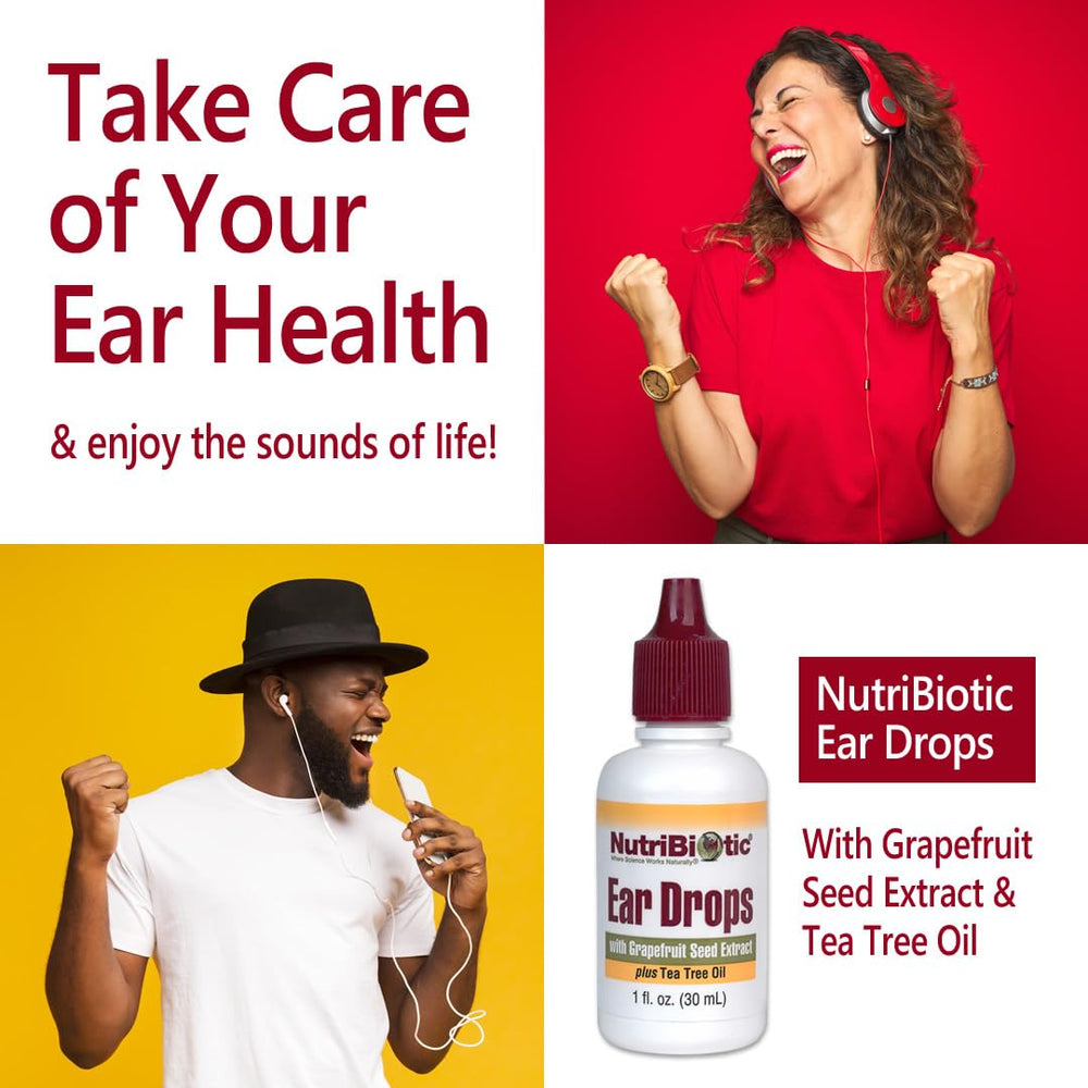 NutriBiotic Ear Drops ingredient tea tree oil provides soothing aroma and care