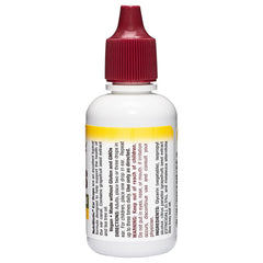 NutriBiotic Ear Drops label closeup highlighting vegan and gluten-free features