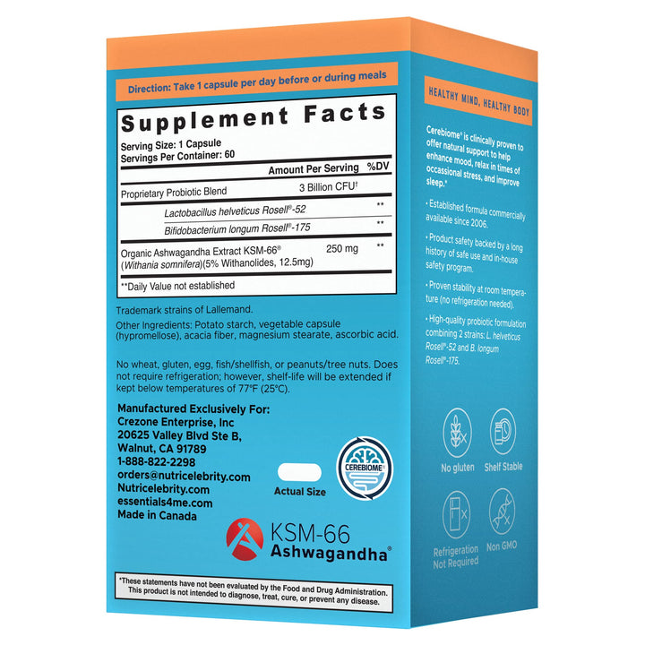 Nutricelebrity sleep support capsules in calm night setting