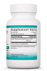 Nutricology Artemisia capsules offer convenient daily plant-based supplementation.