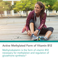 Nutricology methylcobalamin label highlighting ingredients and supplement type