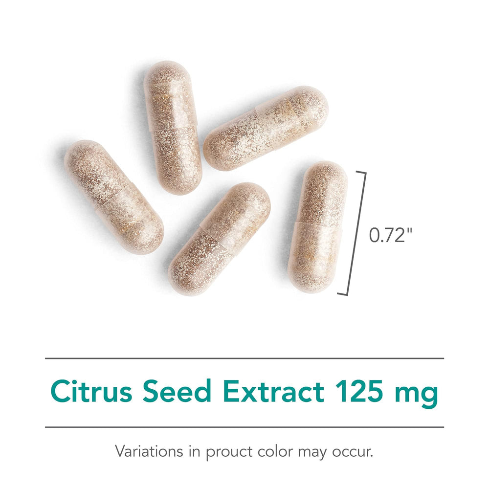 Nutricology Citrus Seed Extract dosing: take with meals for routine compatibility