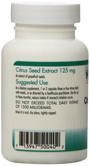 Nutricology Citrus Seed Extract label detail: purity and production standards highlighted